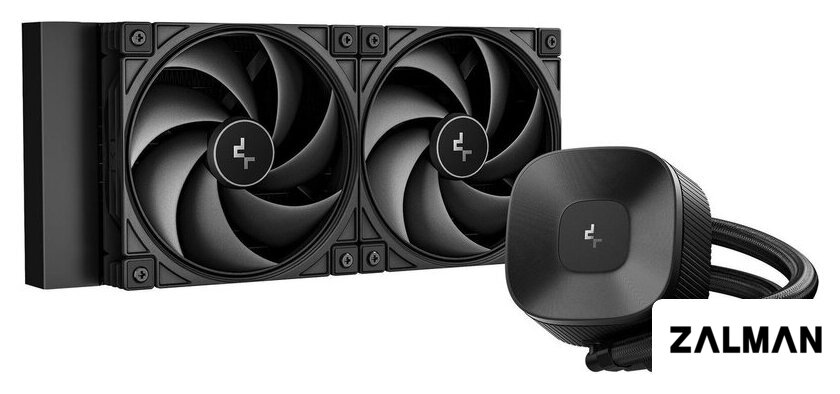 Система жидкостного охлаждения для процессора DeepCool LE240 V2 Zero Dark R-LE240ZERO-BKLNMD-G-1