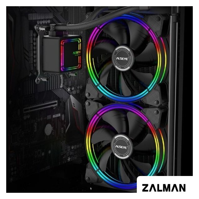 Система жидкостного охлаждения для процессора ALSEYE H280