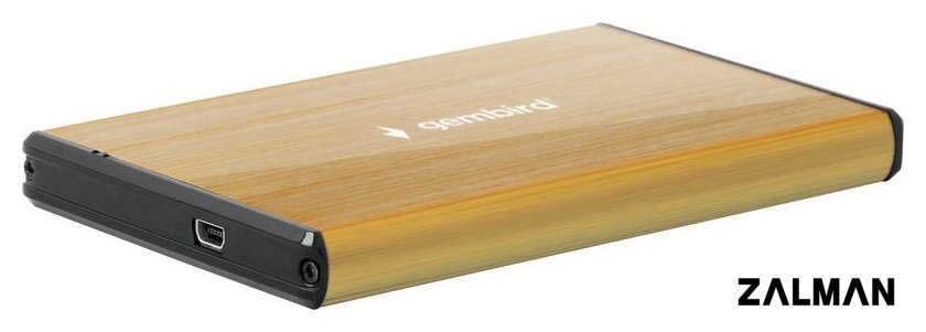 Бокс для накопителей 2.5" Gembird EE2-U3S-3-GL (золотистый)