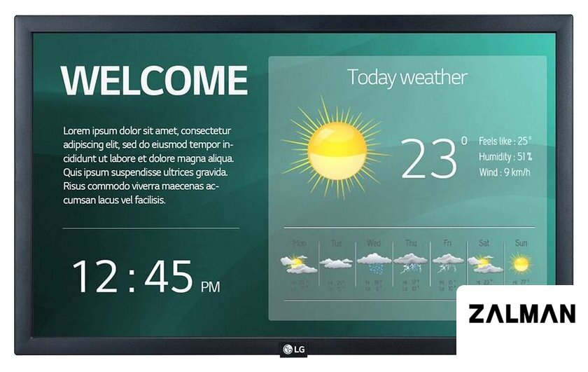 Информационная панель LG 22SM3G-B