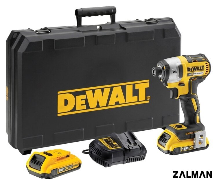 Винтоверт DeWalt DCF887P2 (с 2-мя АКБ 5 Ah)