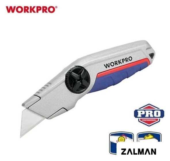 Нож строительный Workpro WP213013