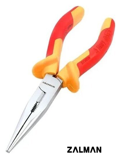 Длинногубцы Workpro VDE 200мм WP342013