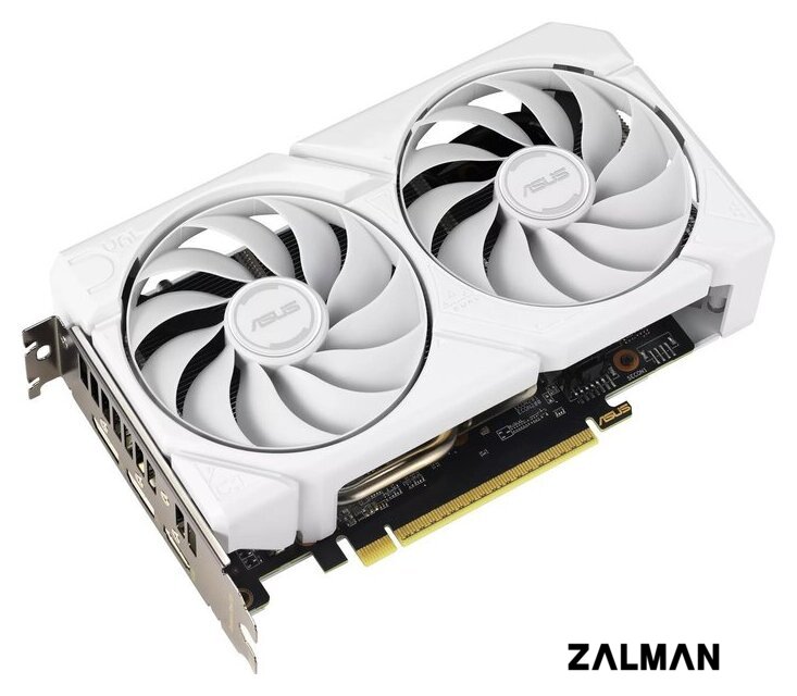 Видеокарта ASUS Dual Radeon RX 9060 XT 16GB GDDR6 White Edition DUAL-RX9060XT-16G-WHITE