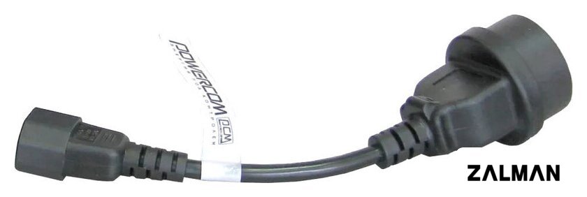 Адаптер Powercom SCUT IEC-320 C14 - Socket Type-F