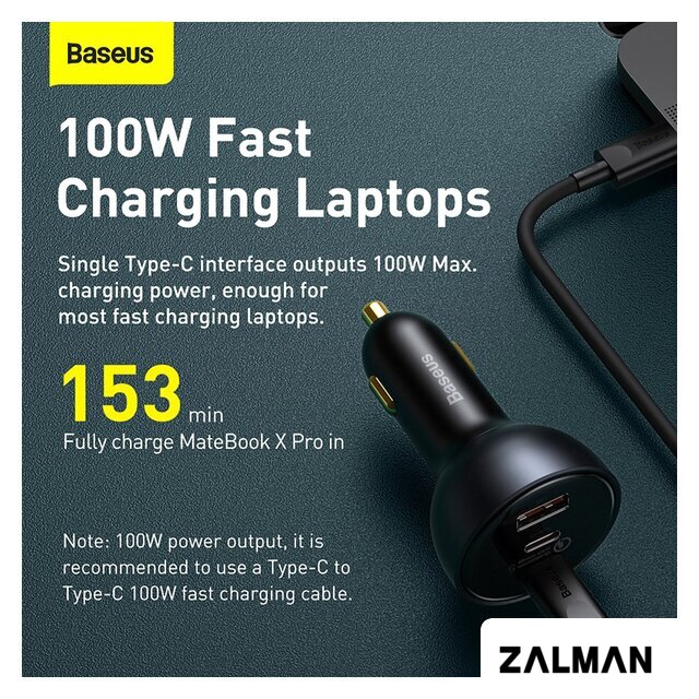 Автомобильное зарядное Baseus TZCCZM-0G