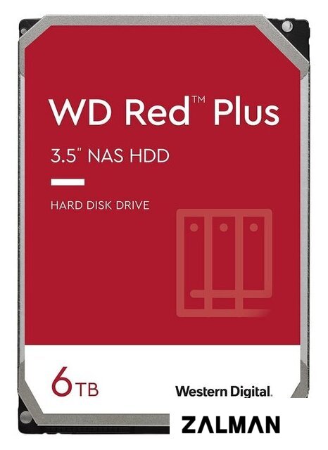 Жесткий диск WD Red Plus 6TB WD60EFPX