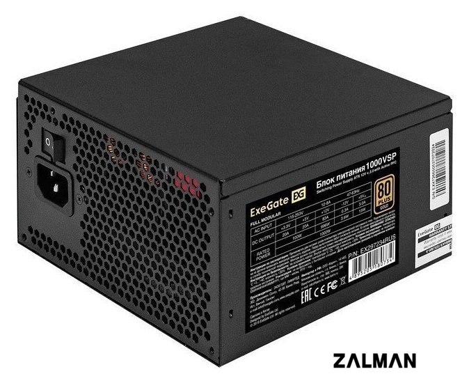 Блок питания ExeGate 1000VSP FC EX297234RUS
