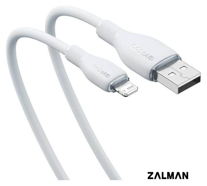 Кабель Baseus Pudding Series Fast Charging Cable 2.4A USB Type-A - Lightning (1.2 м, белый)