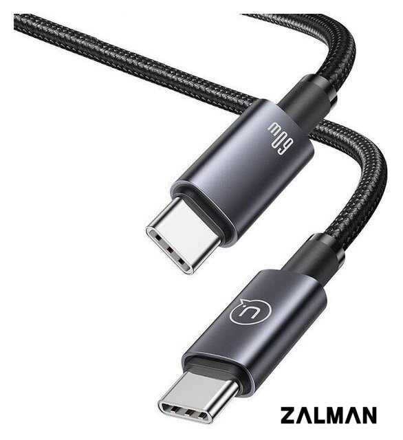 Кабель Usams US-SJ678 USB Type-C - USB Type-C (0.25 м, черный)