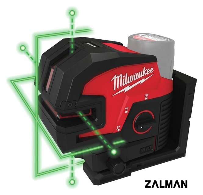 Лазерный нивелир Milwaukee M12 CLL4P-0C 4933479202 (кейс)