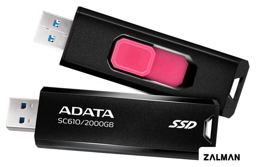 Внешний накопитель ADATA SC610 2TB SC610-2000G-CBK/RD