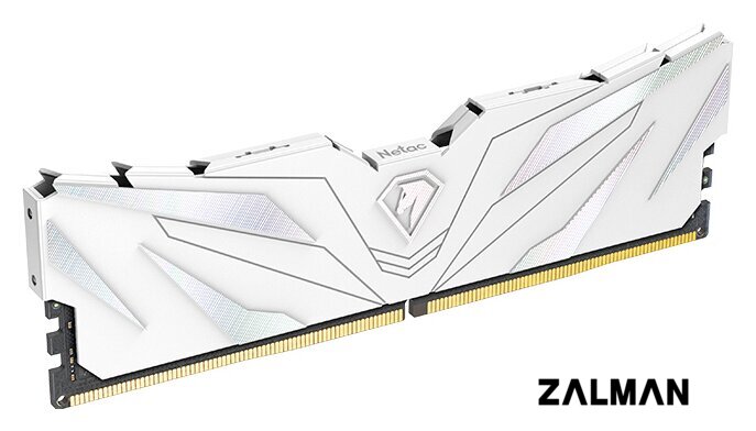 Оперативная память Netac Shadow II White 16ГБ DDR5 4800 МГц NTSWD5P48SP-16W