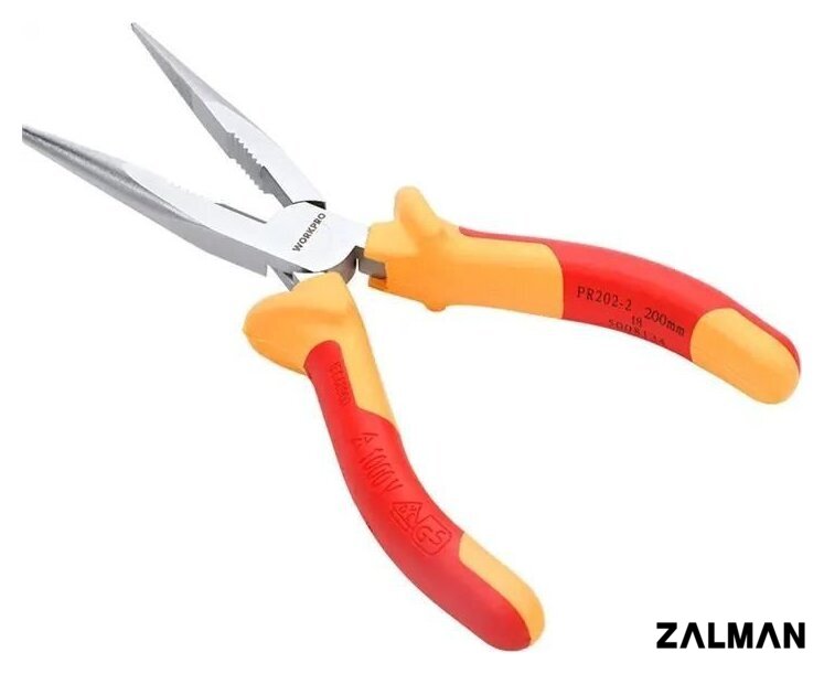Длинногубцы Workpro VDE 200мм WP342013