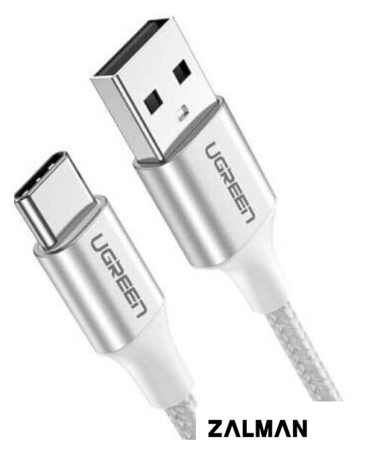 Кабель Ugreen US287 60122 USB Type-A - USB Type-C (1.5 м, белый)