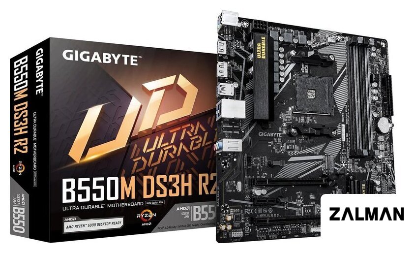 Материнская плата Gigabyte B550M DS3H R2