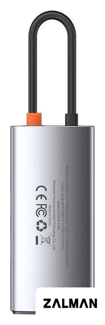 Док-станция Baseus Metal Gleam Series 4 in 1 Multifunctional Type-C CAHUB-CY0G
