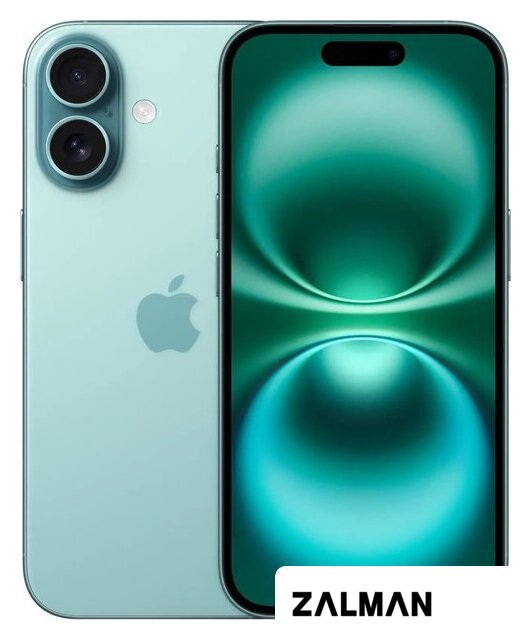 Телефон Apple iPhone 16 256GB (бирюзовый)