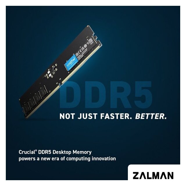 Оперативная память Crucial 16ГБ DDR5 5600 МГц CT16G56C46U5T