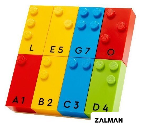 Конструктор LEGO Braille Bricks 30711 Игра с кубиками Брайля