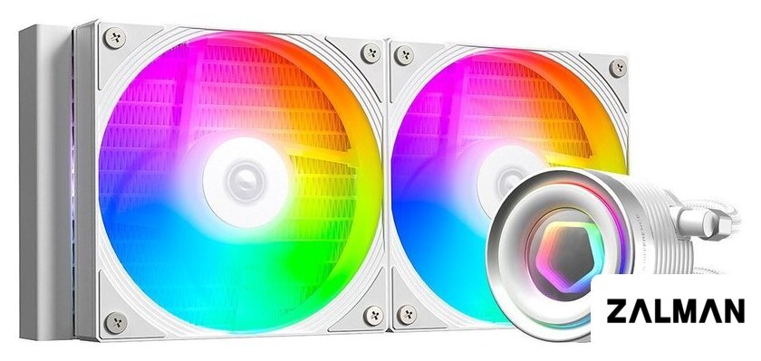 Система жидкостного охлаждения для процессора ID-Cooling FX240 INF White