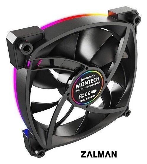 Вентилятор для корпуса Montech RX120 PWM (черный)