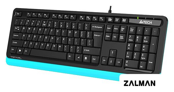 Клавиатура A4Tech Fstyler FKS10 (черный/синий)