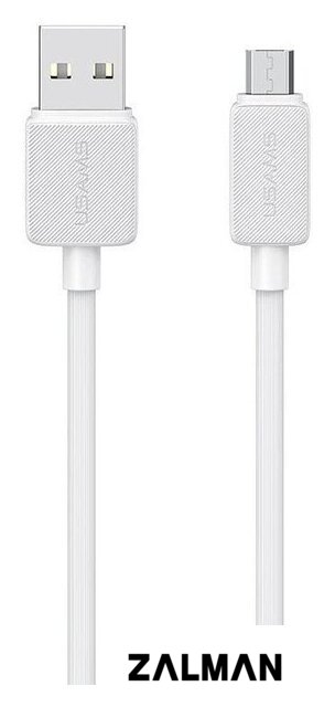 Кабель Usams US-SJ690 USB Type-A - microUSB (1 м, белый)