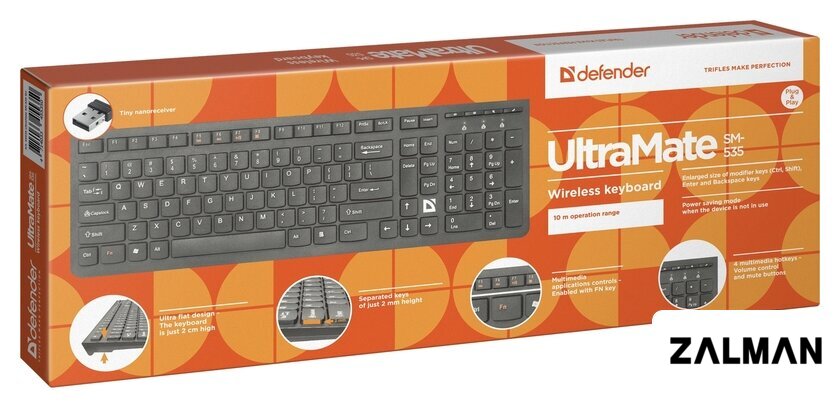 Клавиатура Defender UltraMate SM-535 RU