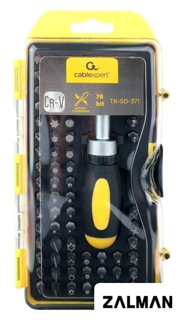 Набор отвертка с битами Cablexpert TK-SD-371 (79 предметов)