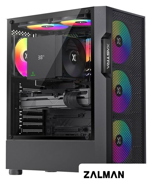 Корпус XASTRA A302 4FRGB (черный)