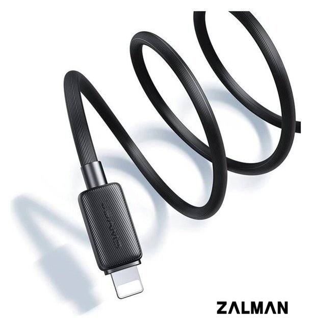 Кабель Usams US-SJ689 USB Type-A - Lightning (1 м, черный)