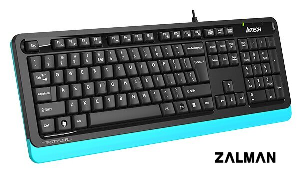 Клавиатура A4Tech Fstyler FKS10 (черный/синий)