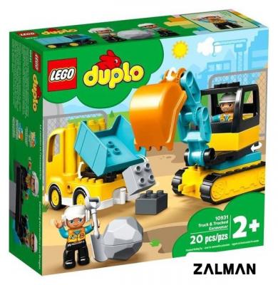 Конструктор LEGO Duplo 10931 Грузовик и гусеничный экскаватор
