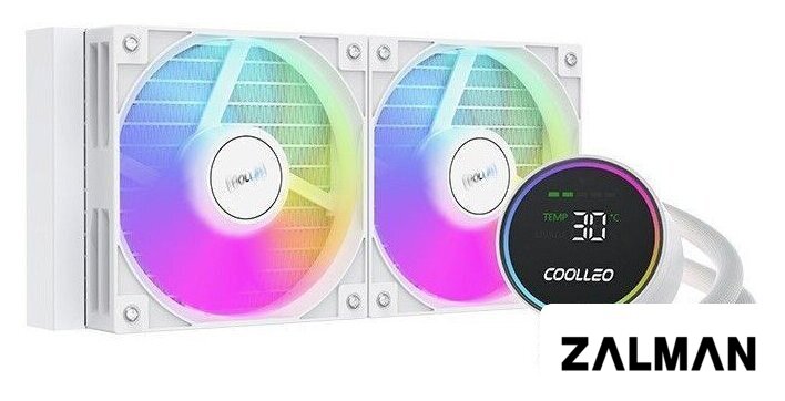 Система жидкостного охлаждения для процессора Coolleo Ice Fairy Dig 240 Lite (белый)