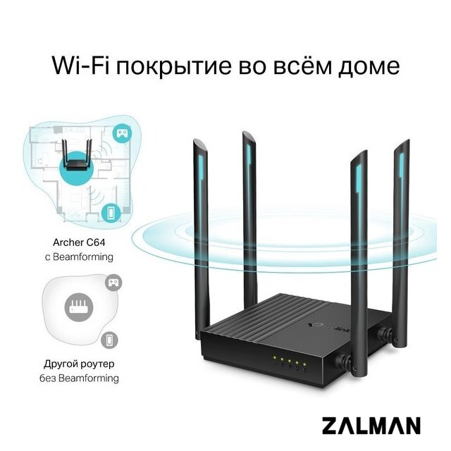 Wi-Fi роутер TP-Link Archer C64
