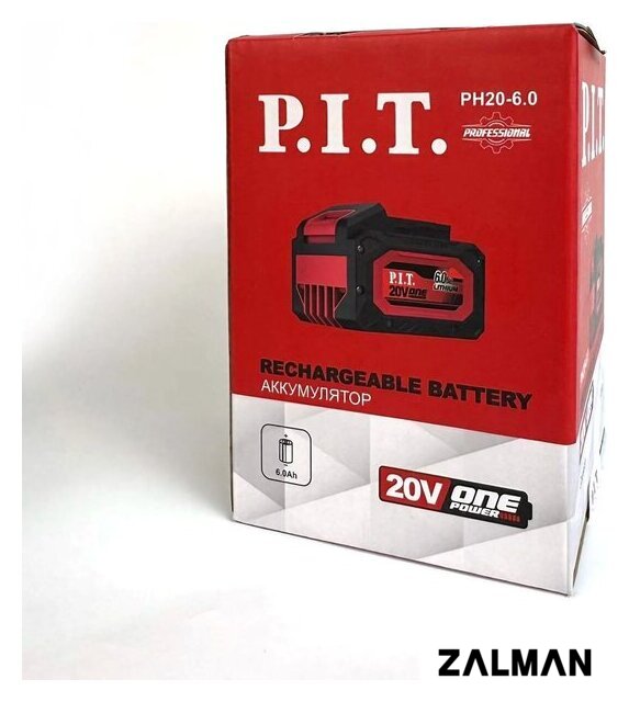 Аккумулятор P.I.T. PH20-6.0 (20В/6 Ач)