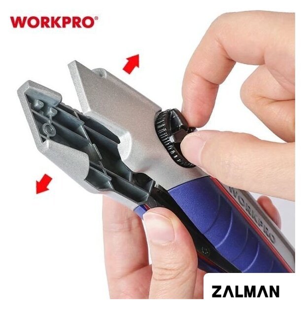 Нож строительный Workpro WP213013