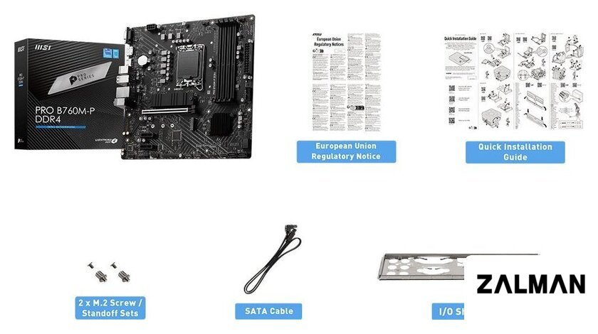 Материнская плата MSI Pro B760M-P DDR4