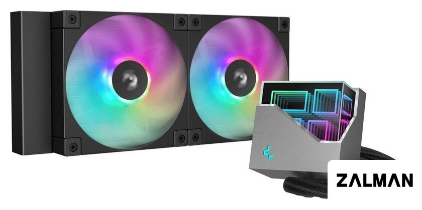 Система жидкостного охлаждения для процессора DeepCool LT240 BK ARGB R-LT240-BKAMNC-G-1