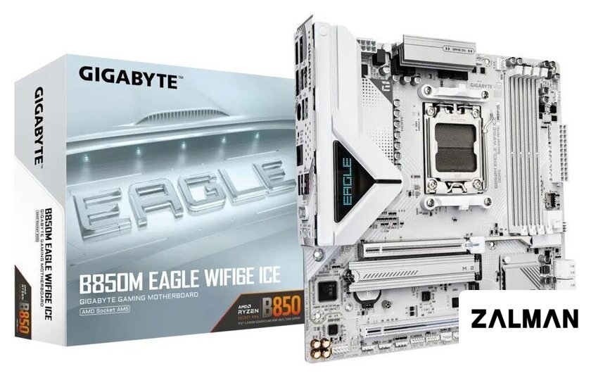 Материнская плата Gigabyte B850M Eagle WiFi6E Ice (rev. 1.0)