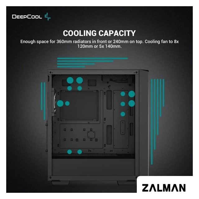 Корпус DeepCool CC560 V2 ARGB R-CC560-BKTAA4-G-2