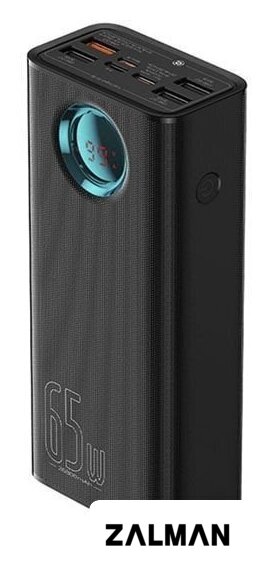 Внешний аккумулятор Baseus Amblight Digital Display Fast Charge Power Bank 65W 26800mAh (черный)