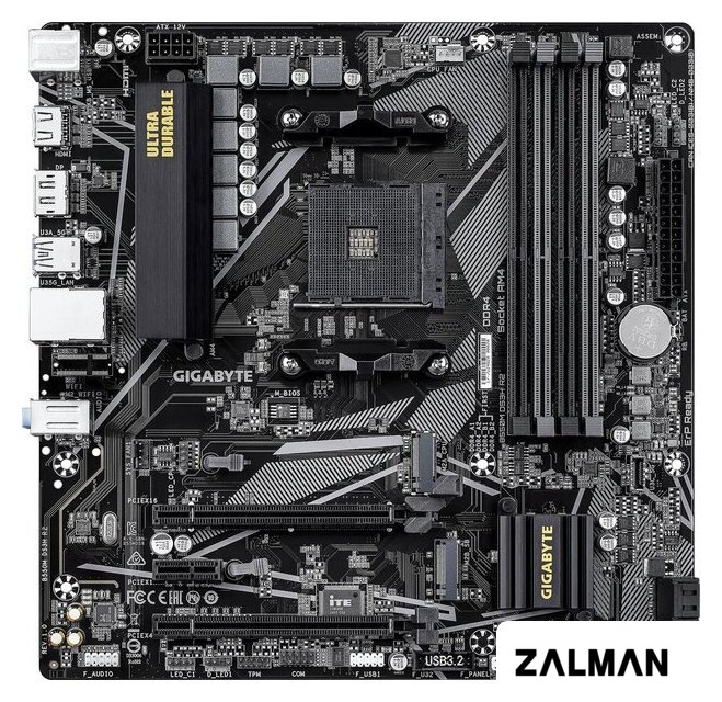 Материнская плата Gigabyte B550M DS3H R2