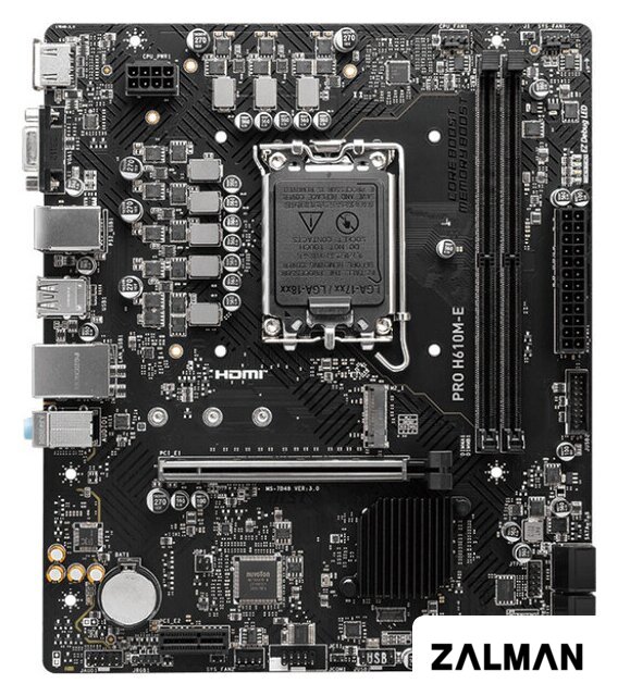 Материнская плата MSI PRO H610M-E