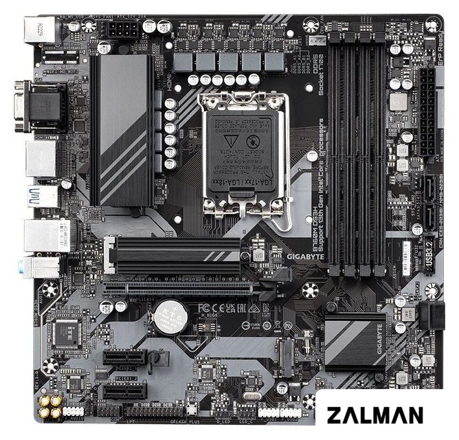Материнская плата Gigabyte B760M DS3H (rev. 1.0)