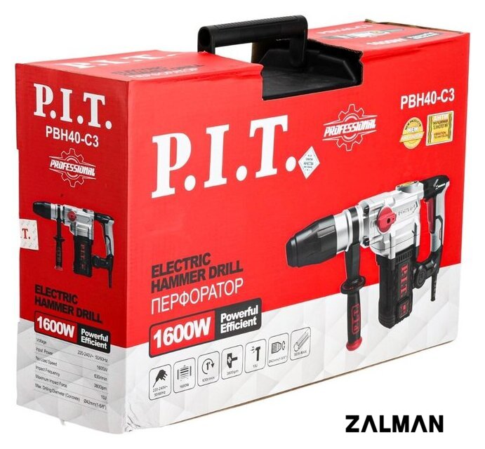 Перфоратор P.I.T. PBH40-C3 (кейс)