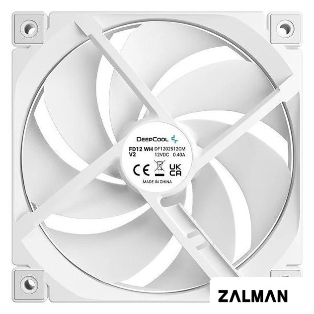 Вентилятор для корпуса DeepCool FD12 WH V2 R-FD12V2-WHNPN1-G