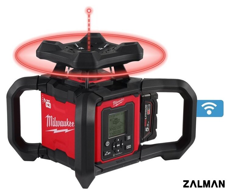 Лазерный нивелир Milwaukee M18 RLOHV1200-501C 4933493204 (с 1-им АКБ, кейс)