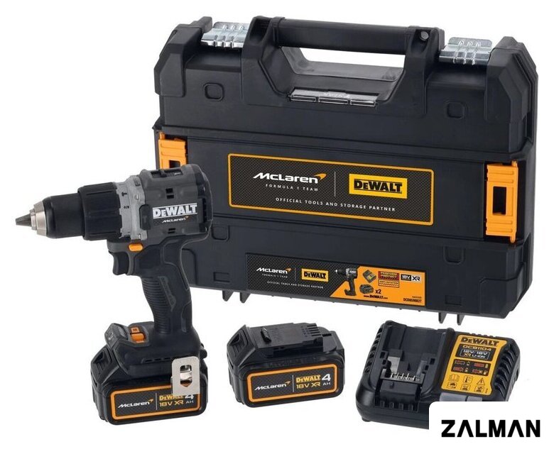 Ударная дрель-шуруповерт DeWalt DCD85MM1T (с 2-мя АКБ, кейс)